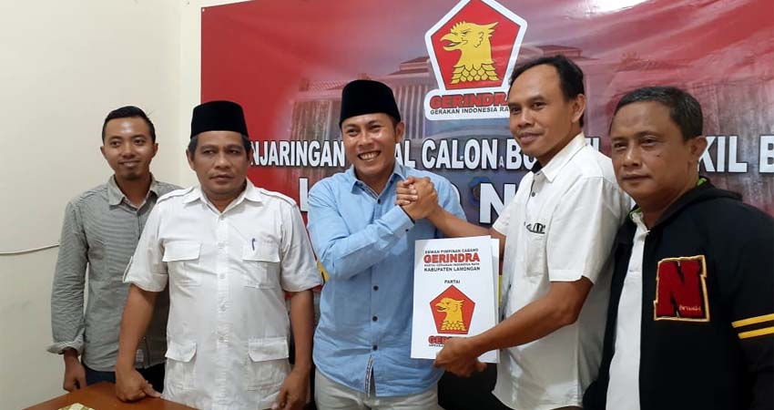 Gerindra Jagokan Mas Okta-Gus Imam Bertarung di Pilkada Lamongan