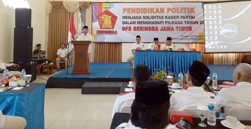 Gerindra Mulai Buka Penjaringan Bacabup dan Bacawabup 25 Oktober