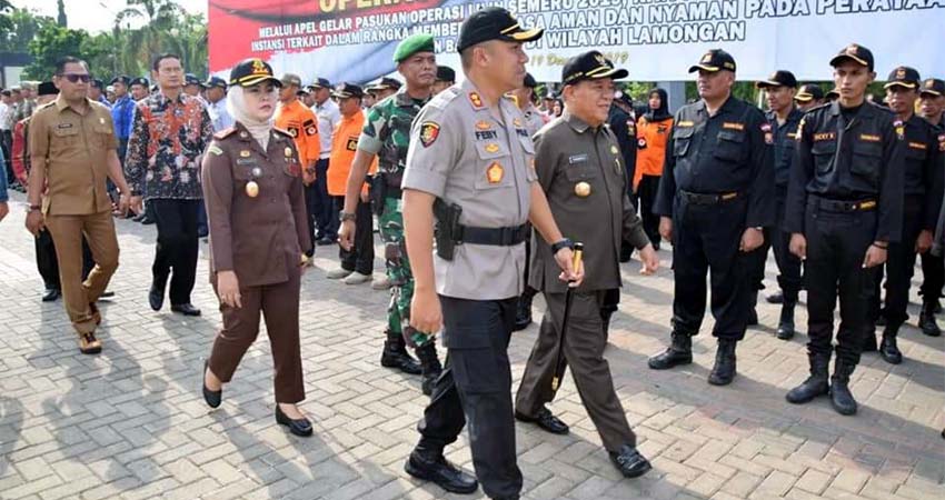 Kapolres Jamin Pengamanan Nataru di Lamongan Dilaksanakan Maksimal, Terjunkan Ratusan Personil dan Petugas Gabungan