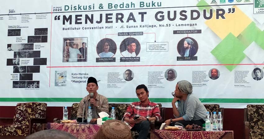 LPBHNU Lamongan Gelar Bedah Buku 'Menjerat Gus Dur'