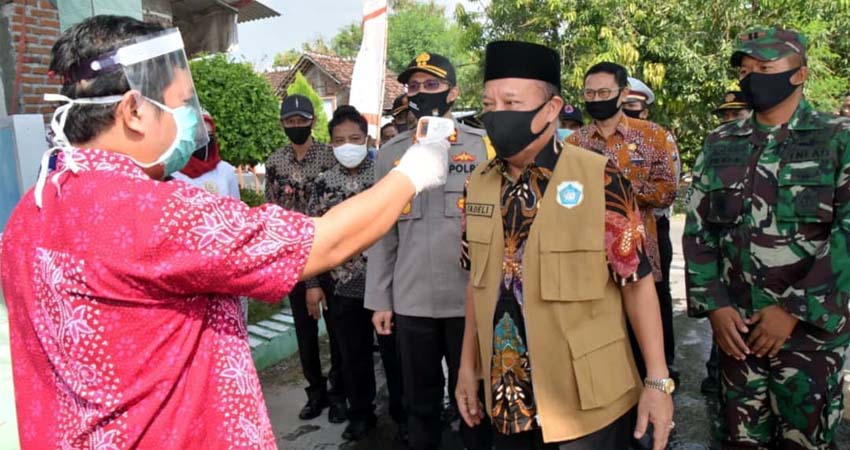 GTPPC Lamongan Gencarkan Sosialisasi Penerapan Protokol Kesehatan dan Resmikan Kampung Tangguh Tanggap Covid-19