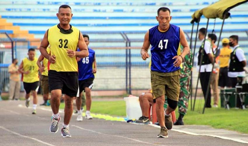 Mengukur Kemampuan Kesamaptaan Jasmani Prajurit, Dandim 0812 Gelar Tes Garjas Periodik