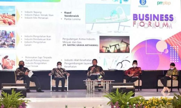 Sebagai Nara Sumber dalam Bisnis Forum dan Percepatan Realisasi Investasi, Bupati Yuhronur Terangkan Kenyamanan Investasi di Lamongan