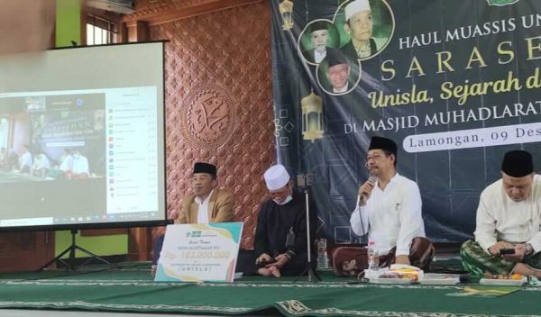 Sukseskan Program Koin Digital Muktamar NU, Unisla Lamongan Donasikan Infak Rp 103 Juta