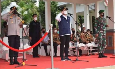 Gelar Apel Pasukan Ops Lilin Semeru 2021, Polres Lamongan Terjunkan 348 Personel
