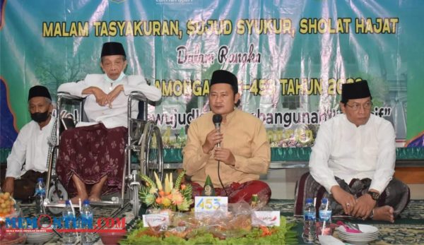 Malam Tasyakuran Hari Jadi Ke-453, Bupati Yuhronur Optimis Membangun Lamongan