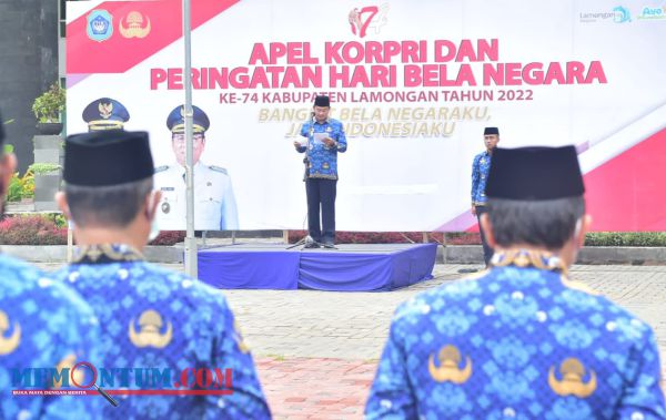 Tingkatkan Kesadaran, Semangat dan Kewajiban Bela Negara, Pemkab Lamongan Peringati HBN