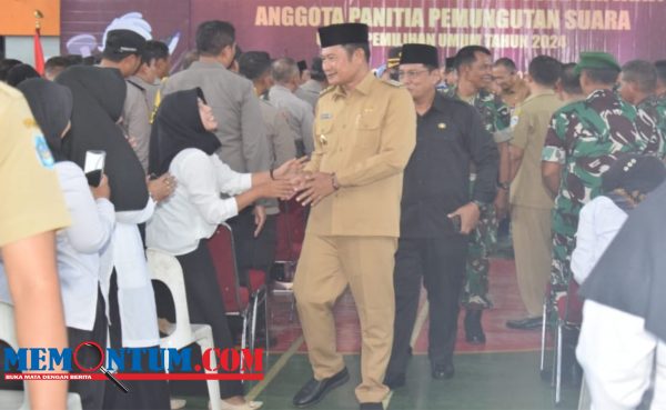 422 Anggota PPS Dilantik, Bupati Yuhronur Optimis Pemilu 2024 Lamongan Sukses