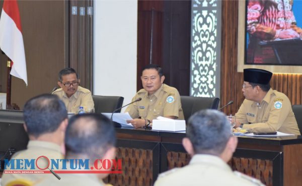 Bupati Yuhronur beserta OPD dan Camat Gelar Koordinasi Percepatan Kinerja Pembangunan Lamongan 2023