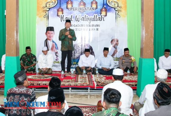 Hadiri Haul Ke-112 Mbah Gadung Mbarang, Bupati Yuhronur Ajak Teladani Kegigihan Penyebaran Agama